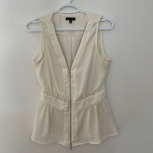 White / cream shirt with zipper from Dynamite size S / small